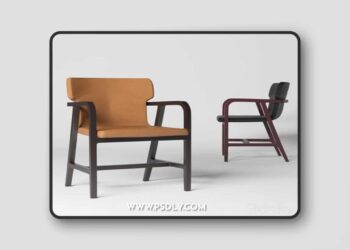 Maxalto Fulgens Chair 3D Model
