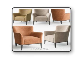 Poliform Gentleman low armchair