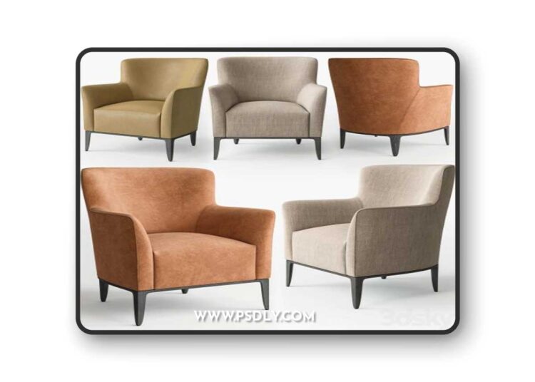 Poliform Gentleman low armchair