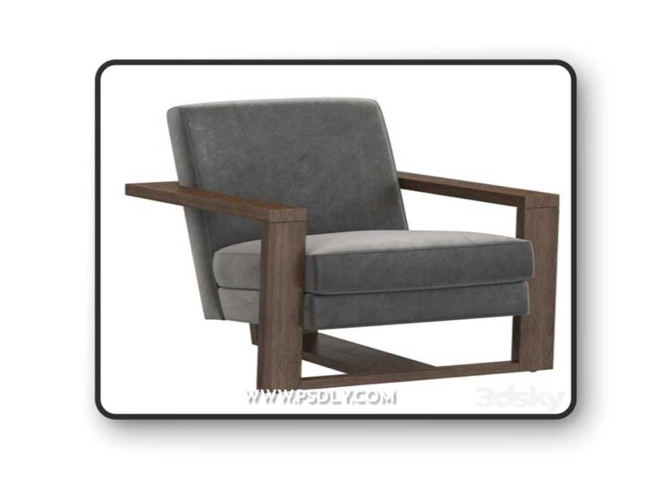 Restoration Hardware Roger Leather Chair