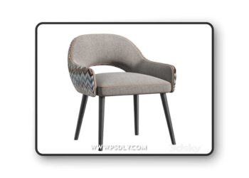 Scala chair by collinet sieges 3D Model