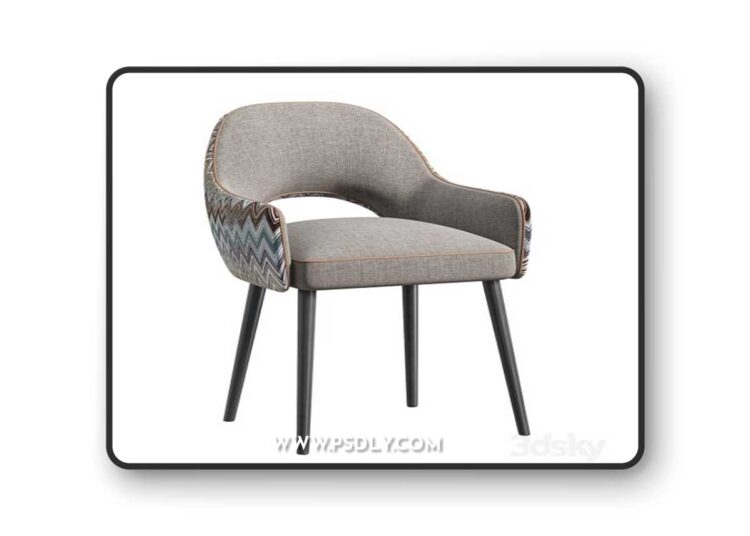 Scala chair by collinet sieges 3D Model