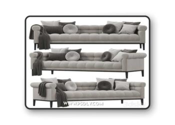 Sofa Eichholtz Aurelio 3D Model