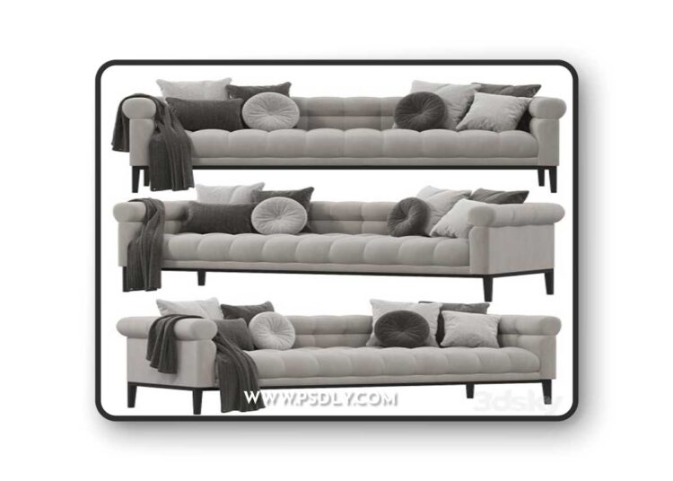 Sofa Eichholtz Aurelio 3D Model