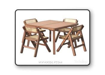Table and chairs by H&M