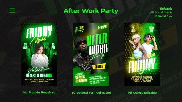 Videohive After Work Party Instagram Reels 53070736