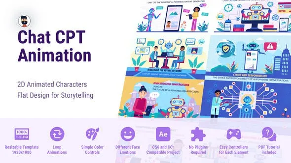 Videohive Artificial Intelligence ChatGPT AI Chatbot 53451100