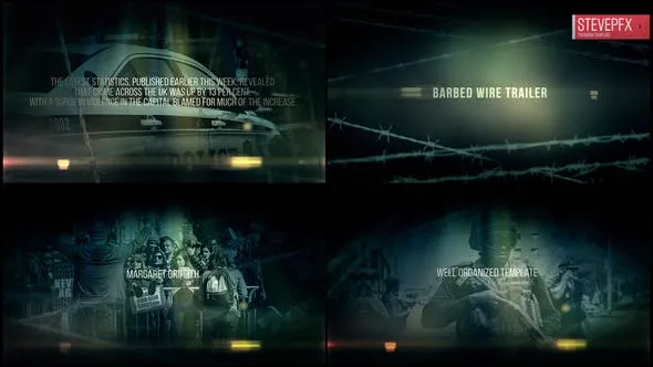 Videohive Barbed Wire Trailer 21921993