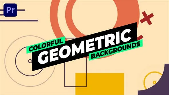 Videohive Colorful Geometric Backgrounds 53275945