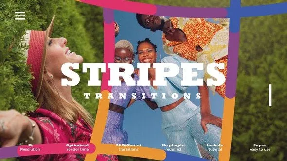 Videohive Colorful Splines Transitions 53238280