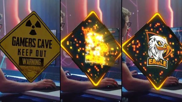 Videohive Gamer Zone Logo Transition 31885607