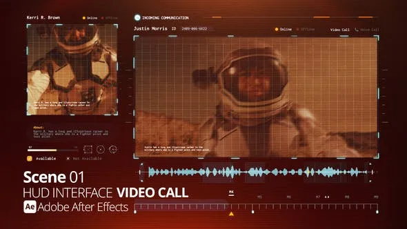 Videohive HUD Interface Video Call 01 Ae 53121272