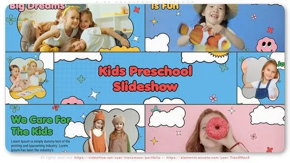 Videohive Kids Preschool Slideshow 53256640