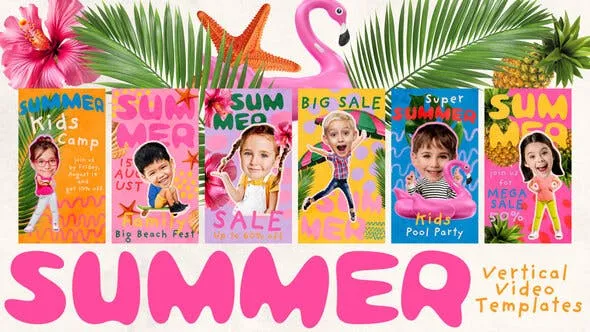 Videohive Summer Kids Reels 53330395