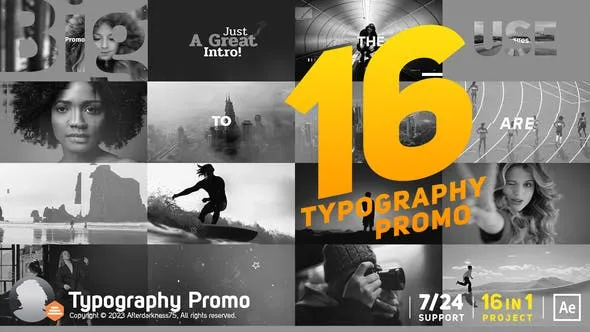 Videohive Typography Promo 19359800
