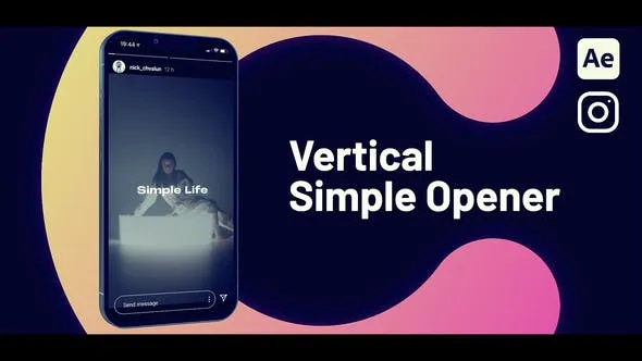 Videohive Vertical Simple Opener 53459883