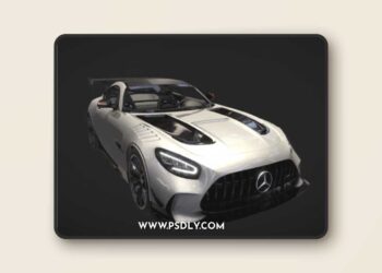 AMG GT Black Series 2021 3D Model