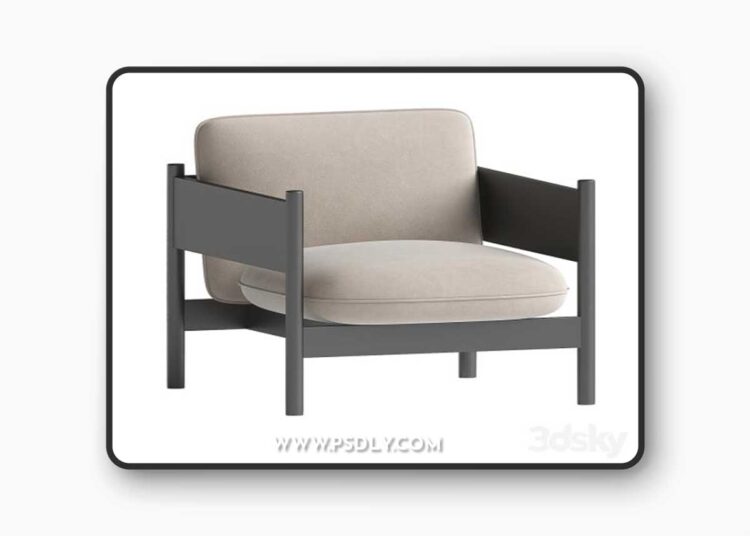 Arbor Club Armchair 3D Model