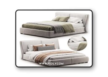 Bend bed from Ditre Italia 3D Model