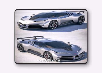 Bugatti Centodieci 2020 3D Model
