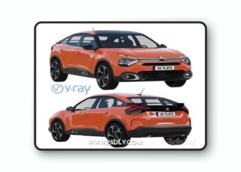 Citroen C4 2021 3D Model
