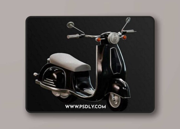 City Scooter 3D Model