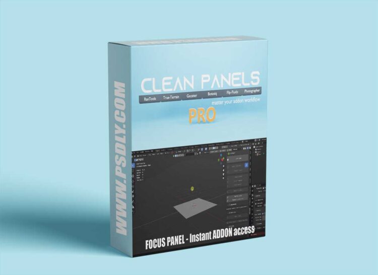 Clean Panels Pro v5.1.0 for Blender