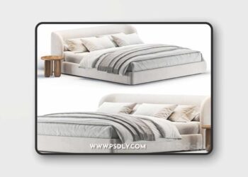 Copenhagen Bed 3D Model