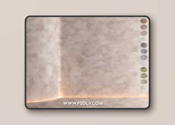 Decorative plaster 005 (Seamless texture)