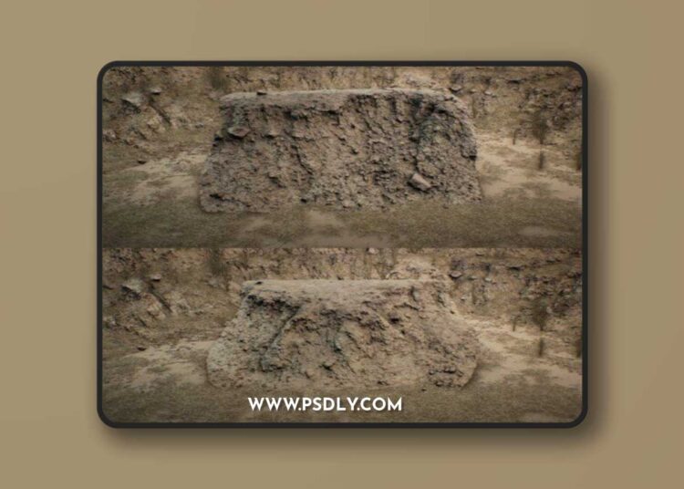 Desert Embankments – Photoscan Vol 4