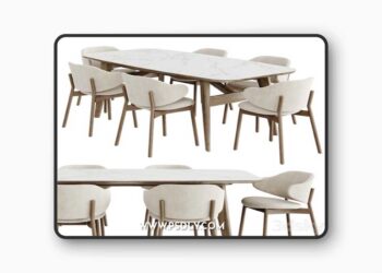 Dinning Set 108 3D Model