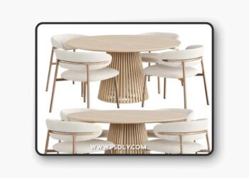 Dinning Set 75 3D Model
