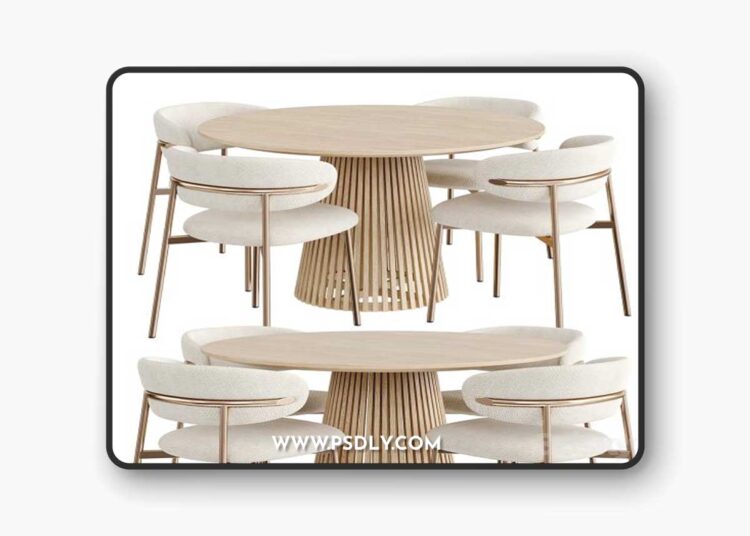 Dinning Set 75 3D Model