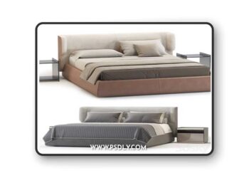 Ditreitalia CLAIRE Bed 3D Model