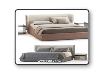 Ditreitalia CLAIRE Bed 3D Model