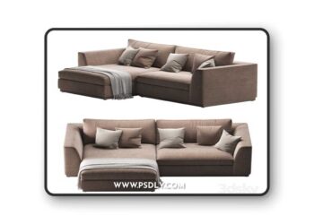 Dorian Sofa 3D Model