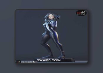E.S Monster – Alita Battle Angel – 3D Print Model