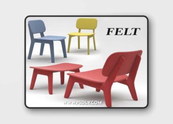 Felt: ligne-roset 3D Model