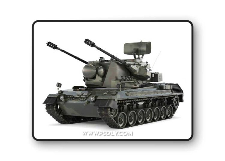 FlakPz 2 Gepard 1A2 2006 3D Model