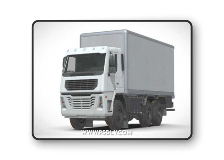 Generic Rigid Truck 3D Model