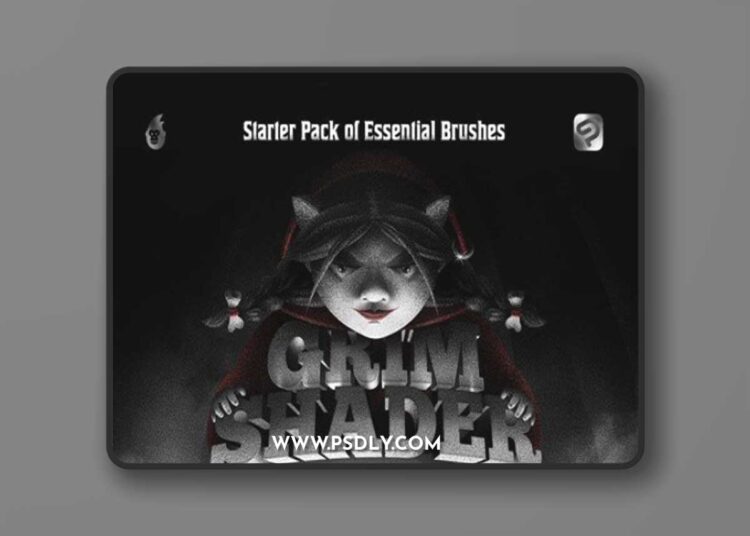 Grim Shader Clip Studio Brushes 2P3MT9U