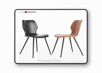Highrock Dinning Chair Rowico 3D Model