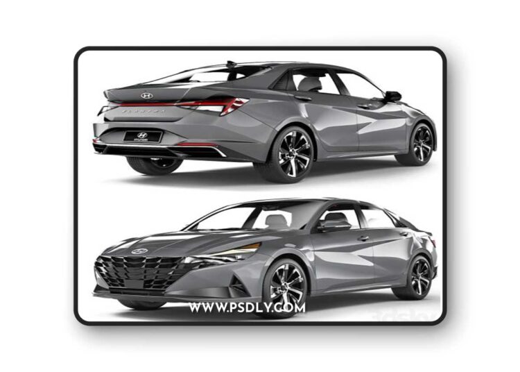 Hyundai Elantra 2021 3D Model