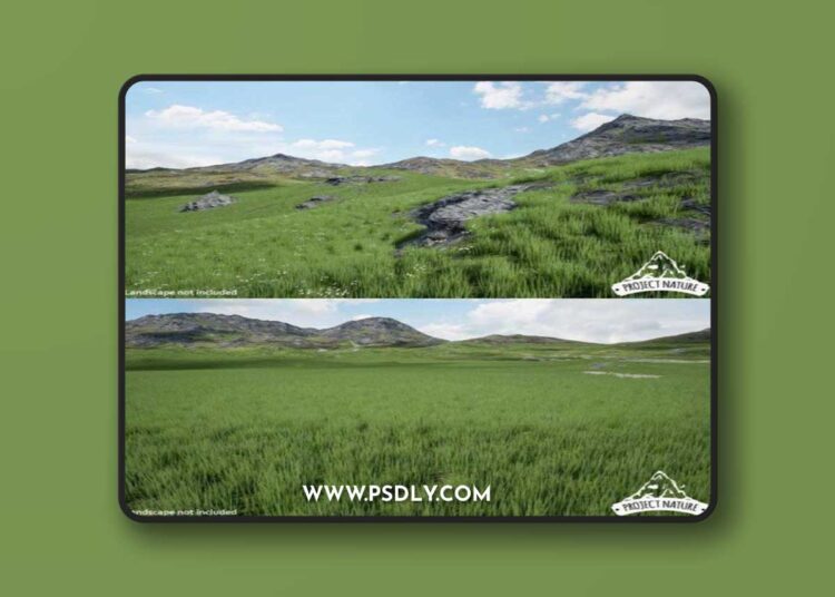 Interactive Open World Foliage 3D Model