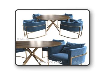 Julius Side Chair 3D Model