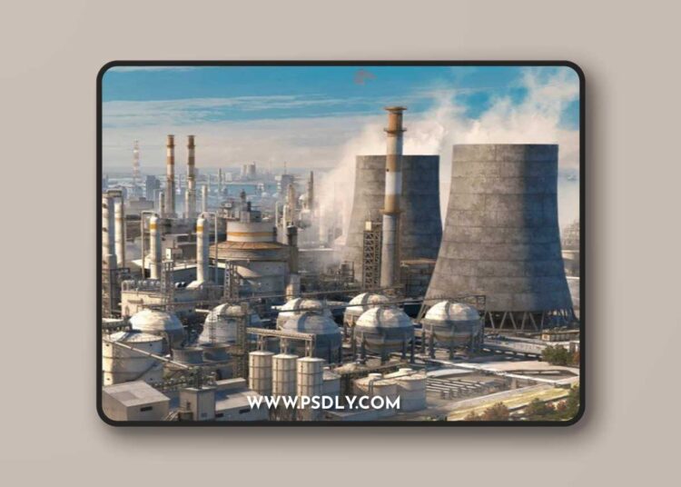 KitBash3D - Refineries