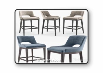 Marelli grace stool 3D Model