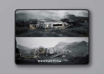 Modular Sci-Fi Indoor Outdoor Environment Pack – Rocky Swampy Planet