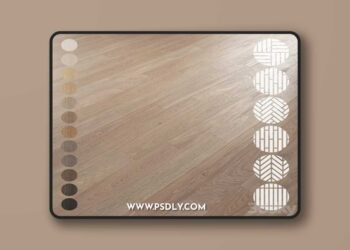 Oak Flooring Set 022 3D Model