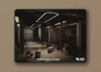 Office Corridor Environment 3D Model